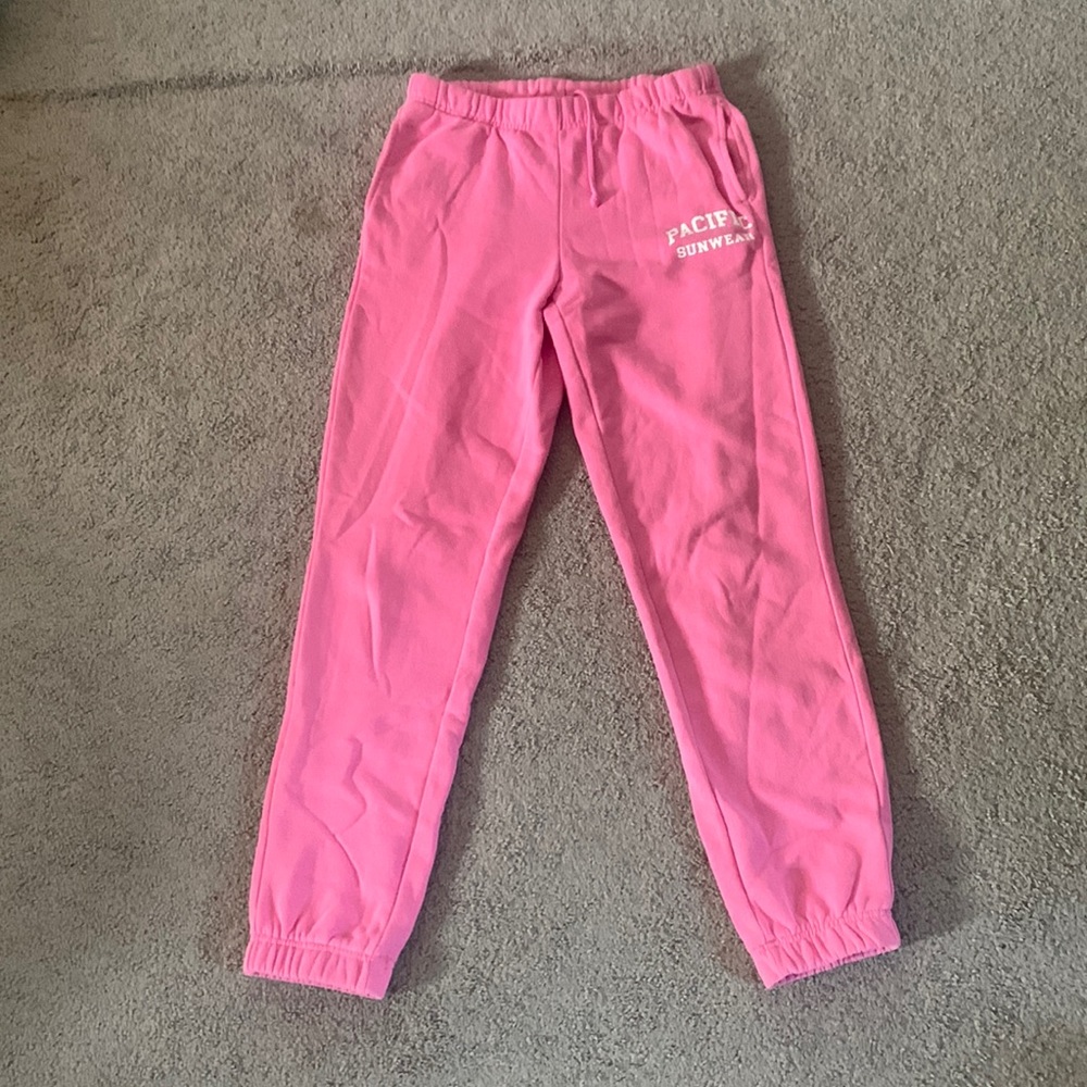 Pink sweatpants